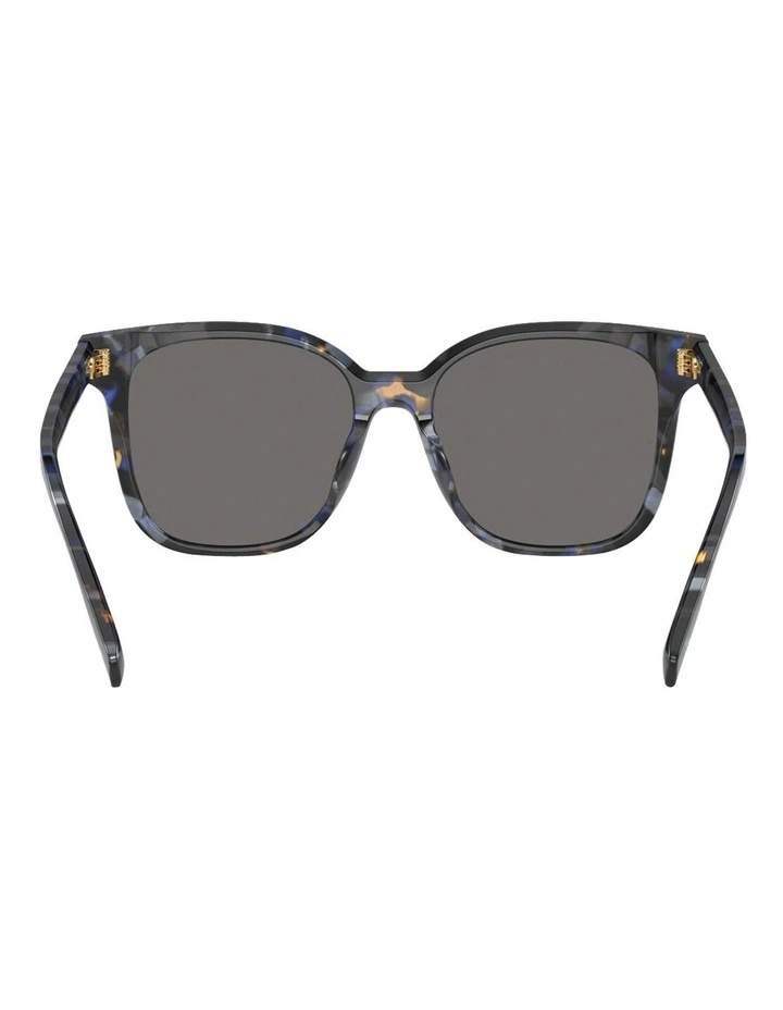 Acetate Polarised Sunglasses in Blue image 4