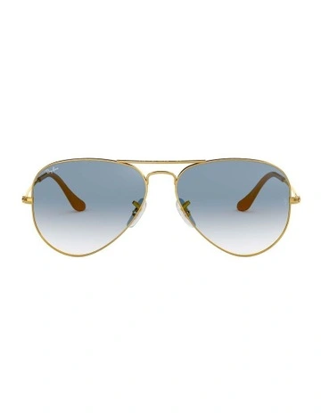 Aviator Gradient Gold RB3025 Sunglasses