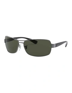RB3379 Grey Polarised Sunglasses