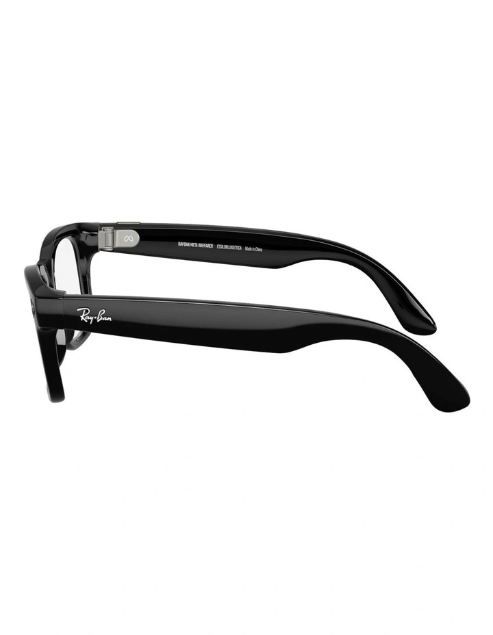 Ray-Ban Ray-Ban | Meta Wayfarer Injected Sunglasses in Black image 3