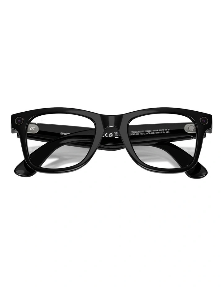 Ray-Ban Ray-Ban | Meta Wayfarer Injected Sunglasses in Black image 4