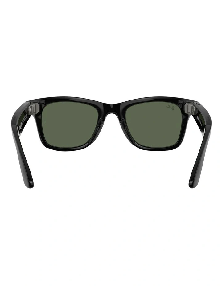 Ray-Ban Ray-Ban | Meta Wayfarer Injected Sunglasses in Black image 4