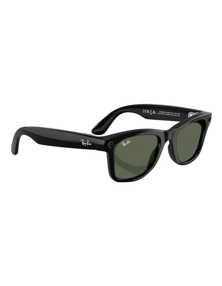 Ray-Ban Ray-Ban | Meta Wayfarer Injected Sunglasses in Black image 6