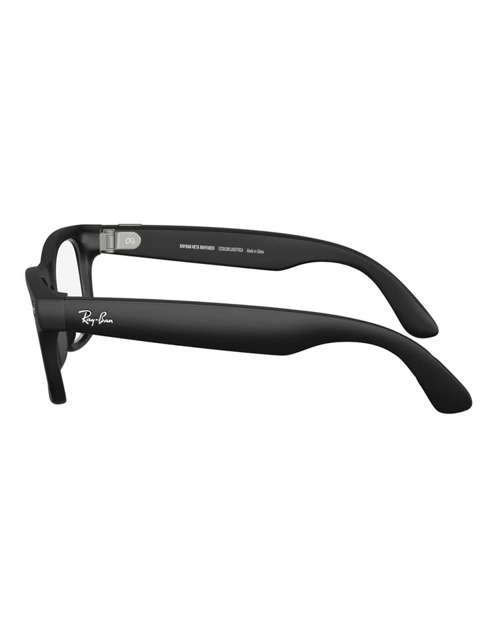 Ray-Ban Ray-Ban | Meta Wayfarer Injected Sunglasses in Black image 3