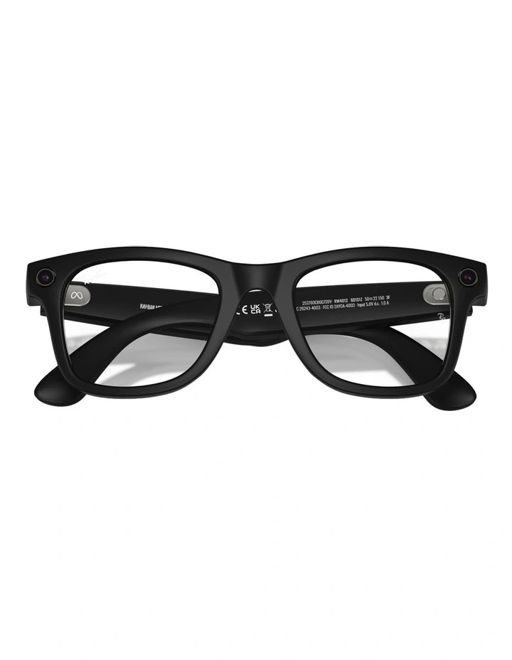 Ray-Ban Ray-Ban | Meta Wayfarer Injected Sunglasses in Black image 4