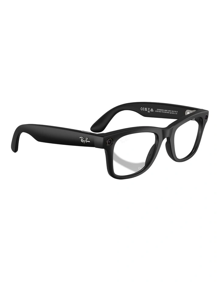 Ray-Ban Ray-Ban | Meta Wayfarer Injected Sunglasses in Black image 6