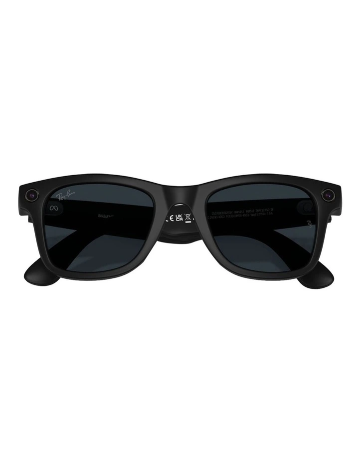 Ray-Ban Ray-Ban | Meta Wayfarer Injected Sunglasses in Black image 7
