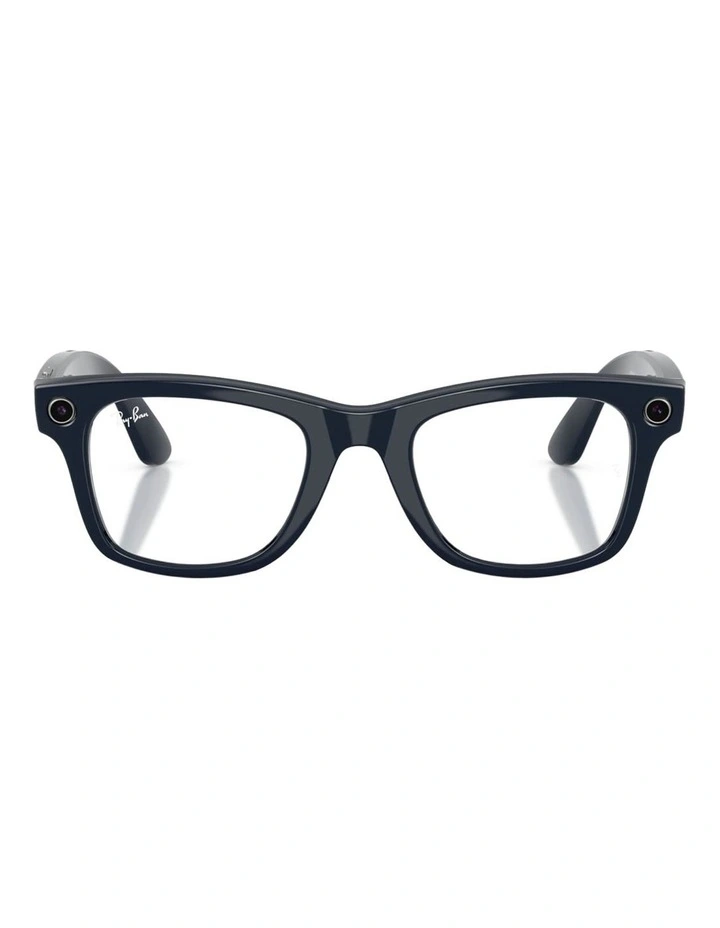 Ray-Ban Ray-Ban | Meta Wayfarer Injected Sunglasses in Blue image 2
