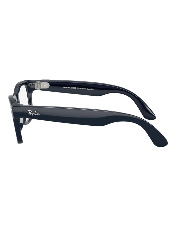 Ray-Ban Ray-Ban | Meta Wayfarer Injected Sunglasses in Blue image 3