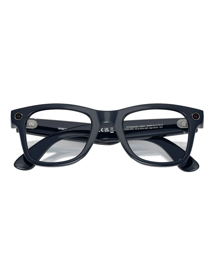 Ray-Ban Ray-Ban | Meta Wayfarer Injected Sunglasses in Blue image 5