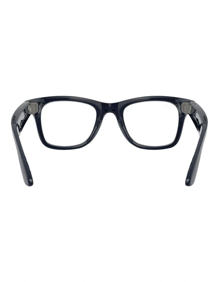 Ray-Ban Ray-Ban | Meta Wayfarer Injected Sunglasses in Blue image 4