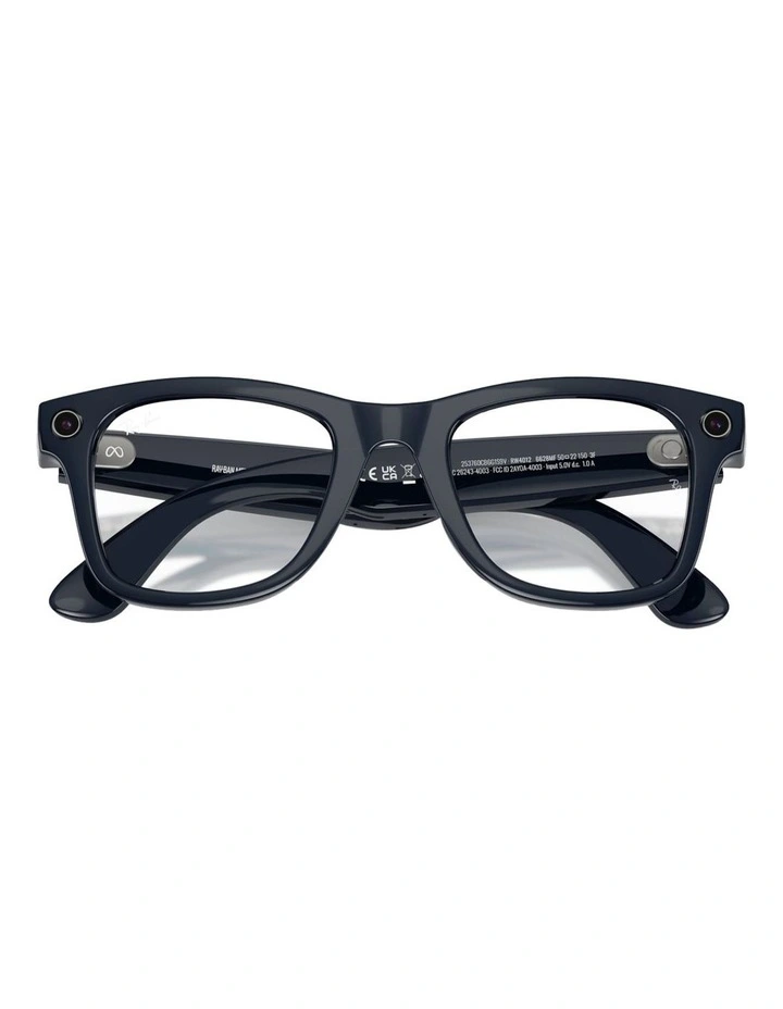Ray-Ban Ray-Ban | Meta Wayfarer Injected Sunglasses in Blue image 5