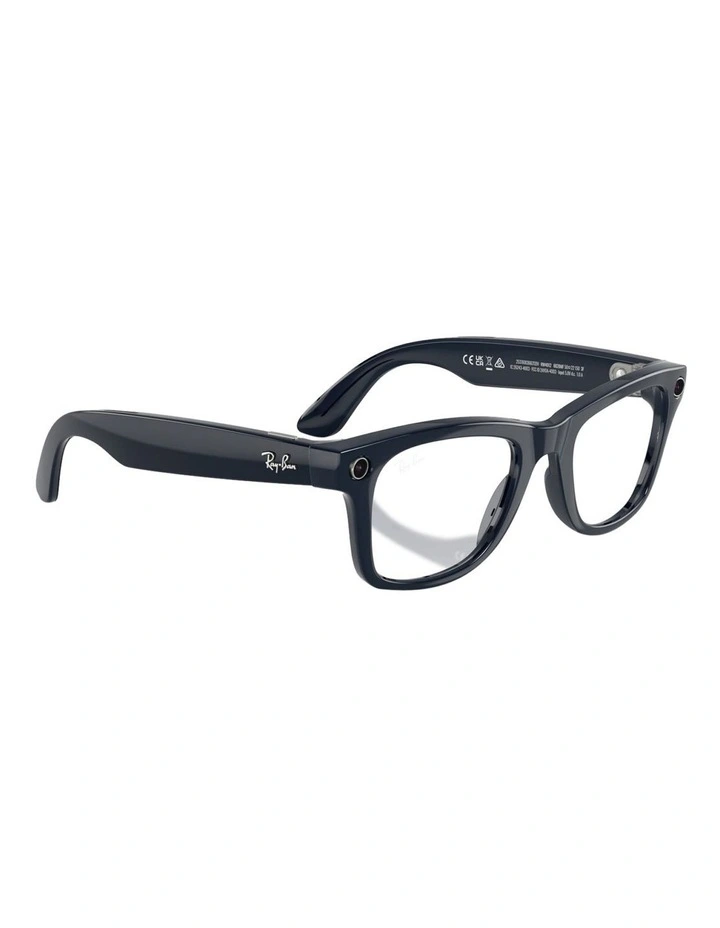 Ray-Ban Ray-Ban | Meta Wayfarer Injected Sunglasses in Blue image 6