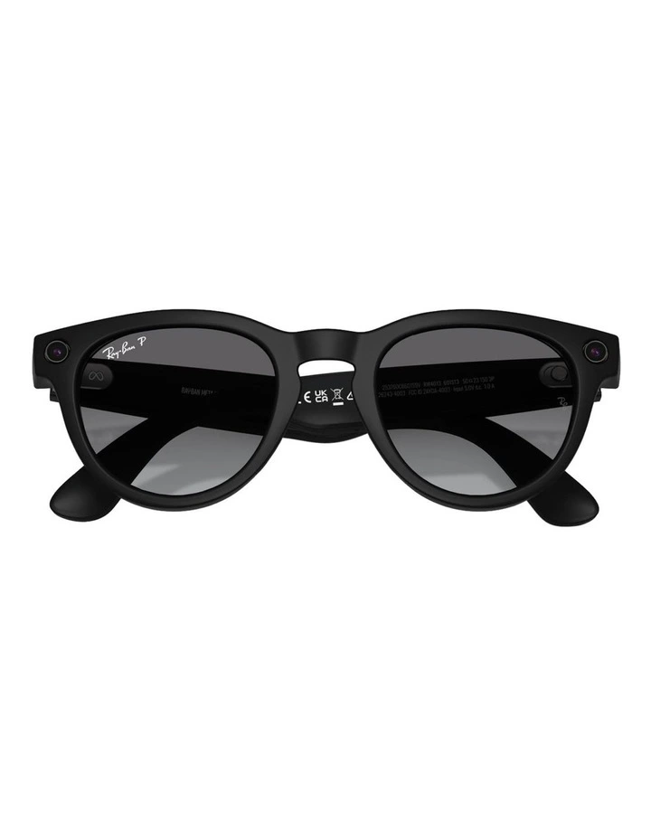 Ray-Ban Ray-Ban | Meta Headliner Injected Polarised Sunglasses in Black image 5