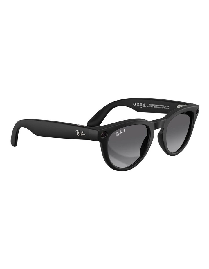 Ray-Ban Ray-Ban | Meta Headliner Injected Polarised Sunglasses in Black image 6