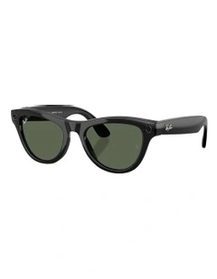 Ray-Ban Ray-Ban | Meta Skyler Injected Sunglasses in Black