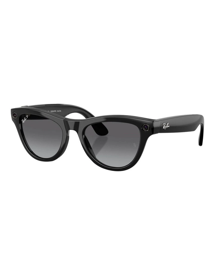 Ray-Ban Ray-Ban | Meta Skyler Injected Polarised Sunglasses in Black image 1