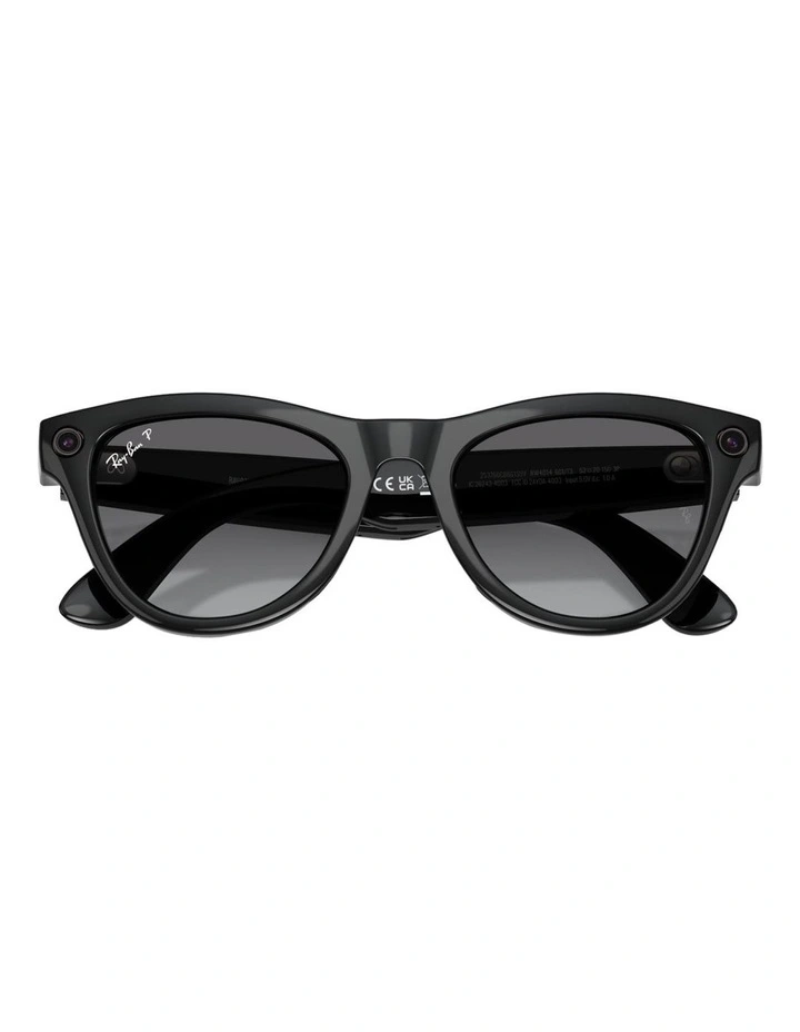 Ray-Ban Ray-Ban | Meta Skyler Injected Polarised Sunglasses in Black image 5