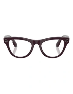 Ray-Ban Ray-Ban | Meta Skyler Injected Sunglasses in Violet