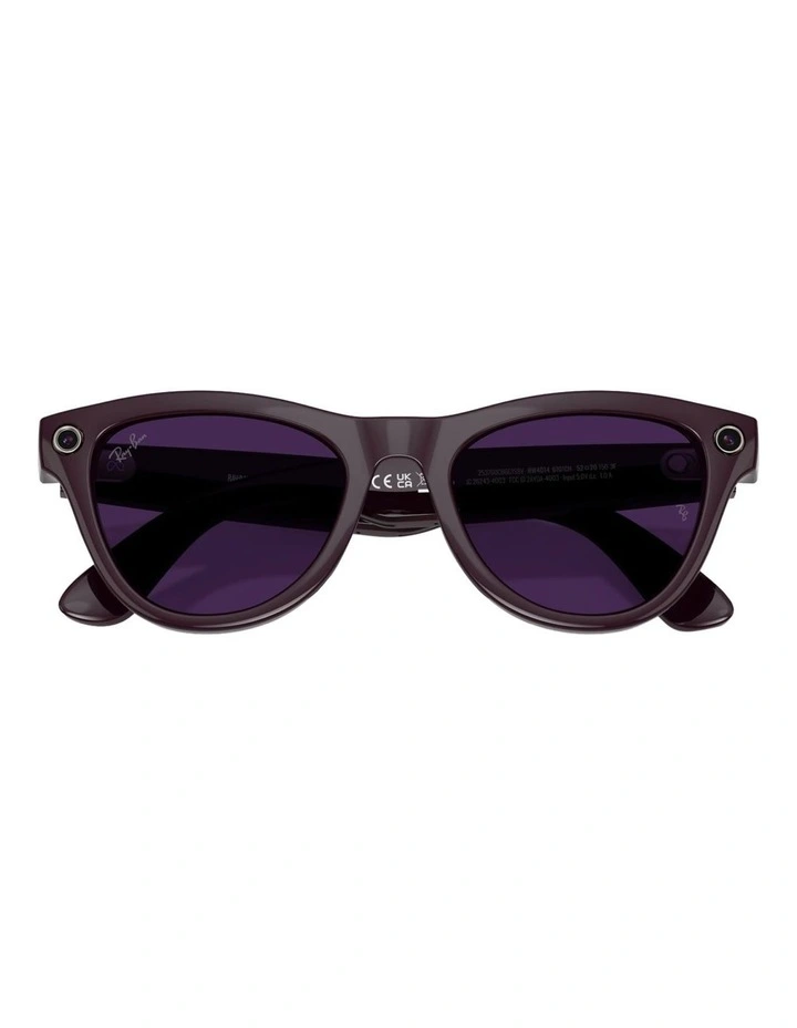 Ray-Ban Ray-Ban | Meta Skyler Injected Sunglasses in Violet image 7