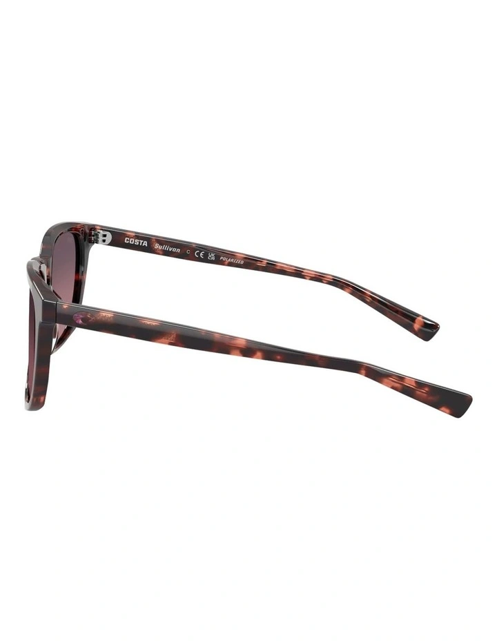 Sullivan Acetate Polarised Sunglasses in Tortoise image 3