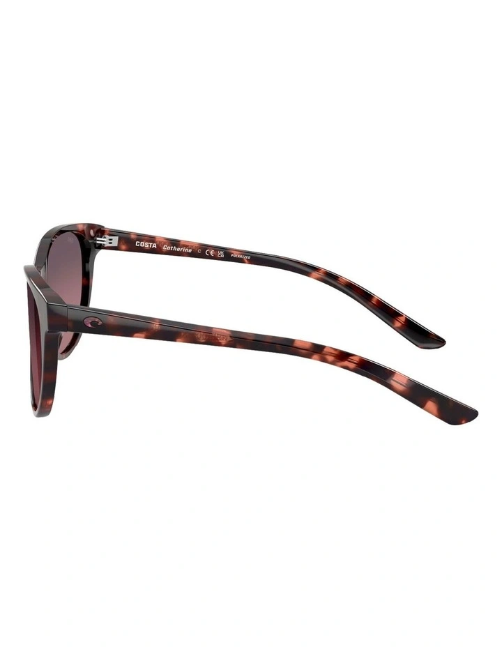 Catherine Acetate Polarised Sunglasses in Tortoise image 3