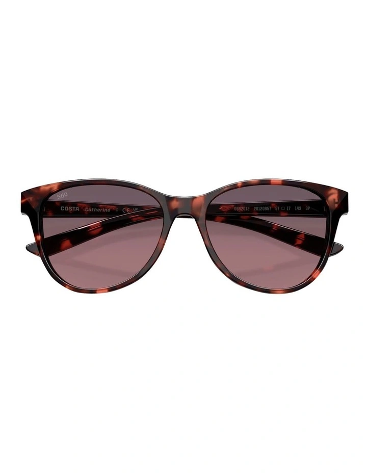 Catherine Acetate Polarised Sunglasses in Tortoise image 4