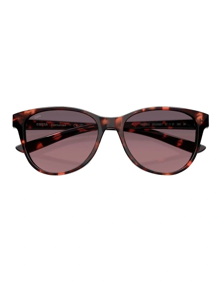 Catherine Acetate Polarised Sunglasses in Tortoise image 5