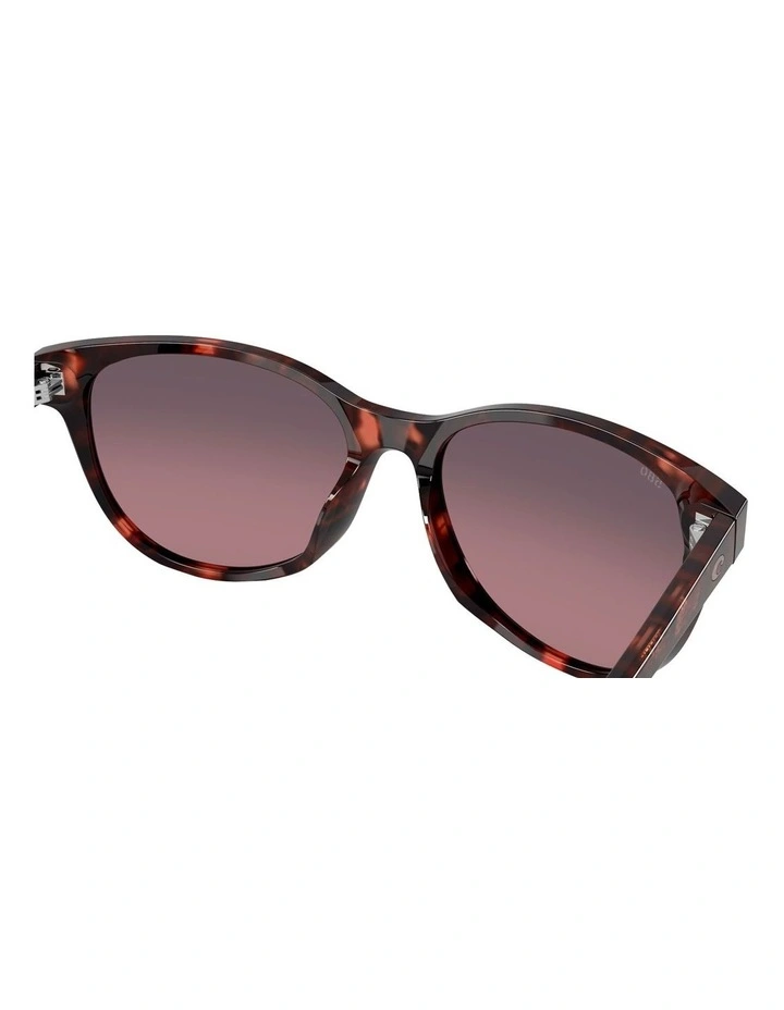 Catherine Acetate Polarised Sunglasses in Tortoise image 7