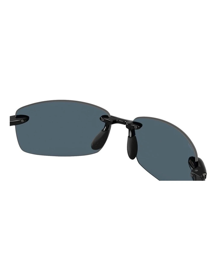 Ballast Injected Polarised Sunglasses in Black image 5