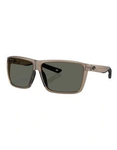 Rincon Injected Polarised Sunglasses in Brown