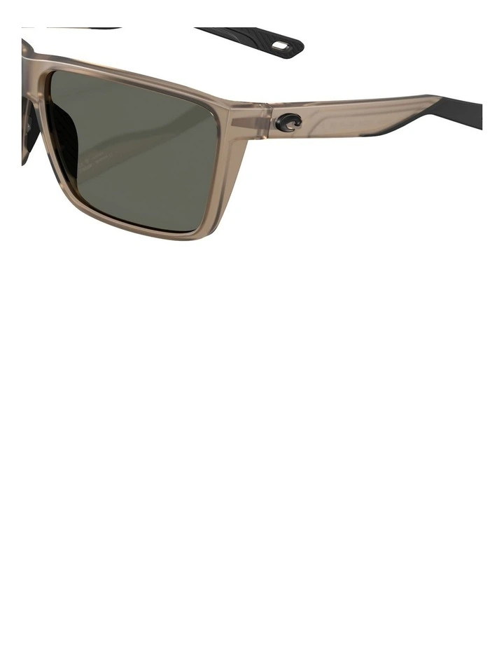 Rincon Injected Polarised Sunglasses in Brown image 4