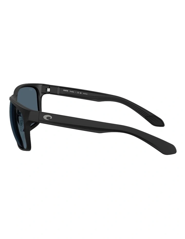 Trades Injected Polarised Sunglasses in Black image 2