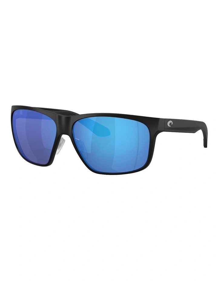 Trades Injected Polarised Sunglasses in Black image 1