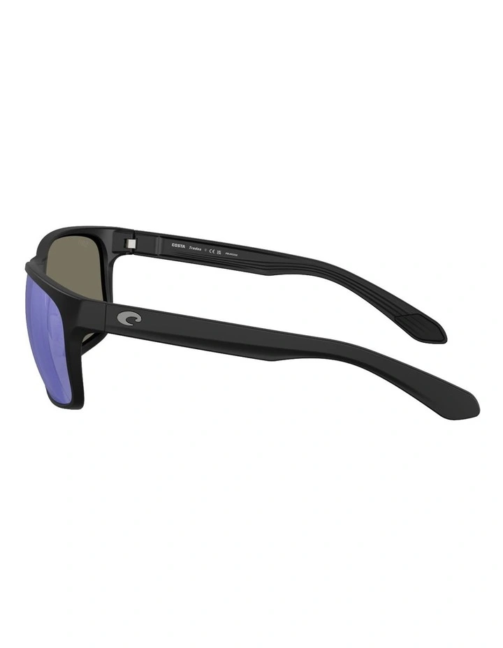 Trades Injected Polarised Sunglasses in Black image 3