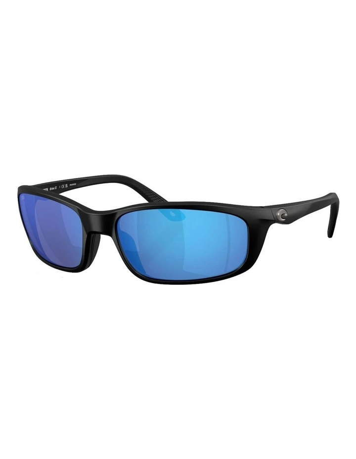 Brine Injected Polarised Sunglasses in Black image 1
