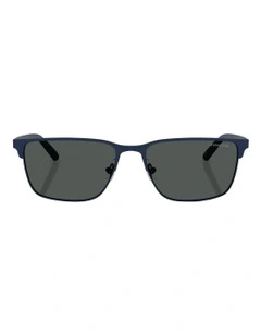 Hampere Metal Sunglasses in Blue