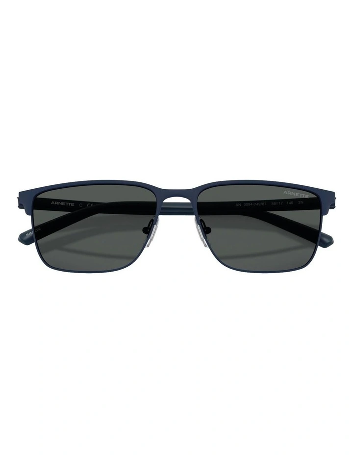 Hampere Metal Sunglasses in Blue image 3