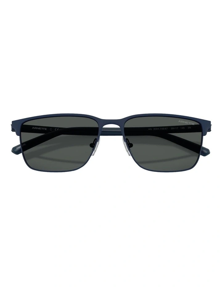 Hampere Metal Sunglasses in Blue image 4