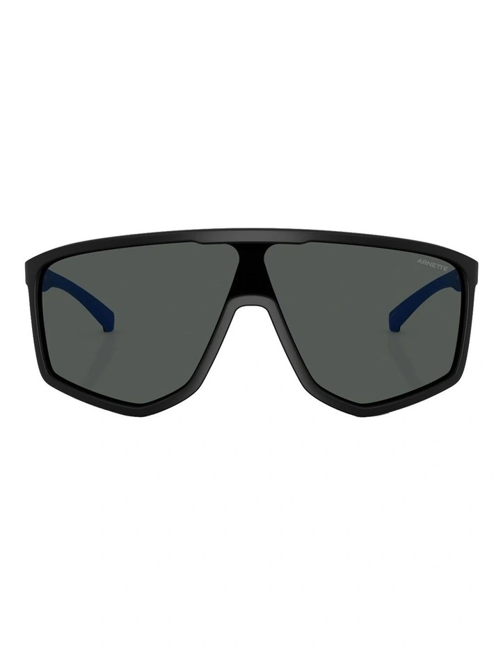 Stripe-M Injected Sunglasses in Black image 1