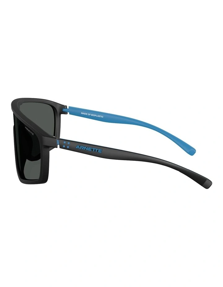 Stripe-M Injected Sunglasses in Black image 2