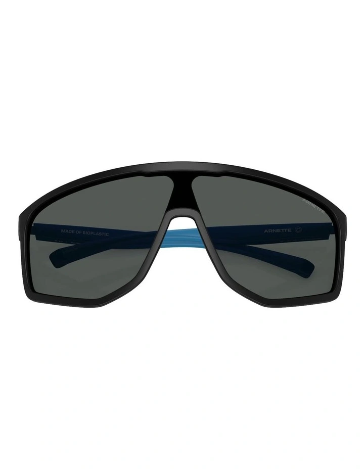Stripe-M Injected Sunglasses in Black image 4