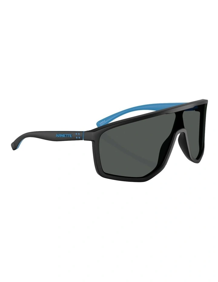 Stripe-M Injected Sunglasses in Black image 5