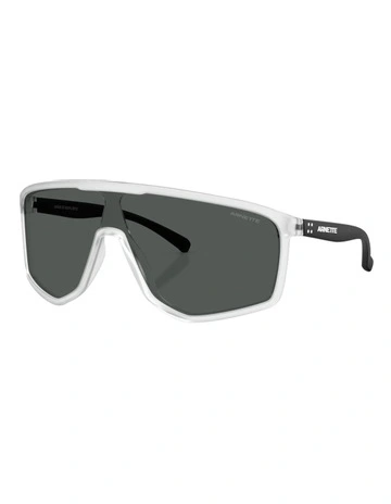 Stripe-M Injected Sunglasses in Clear