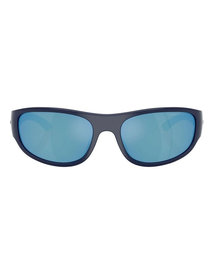 Gondo Injected Polarised Sunglasses in Blue image 2