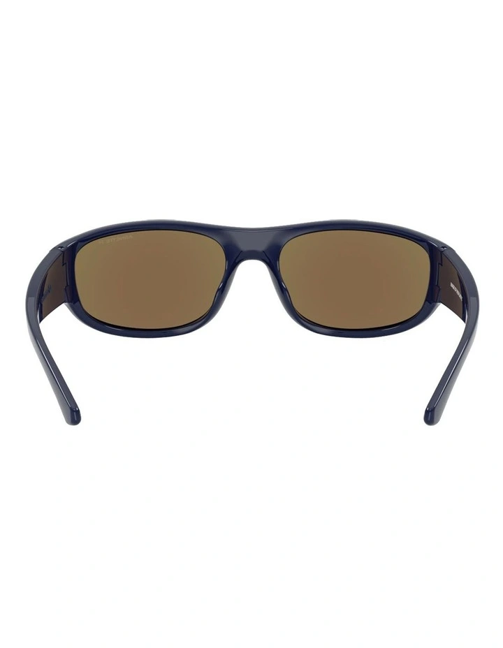 Gondo Injected Polarised Sunglasses in Blue image 4