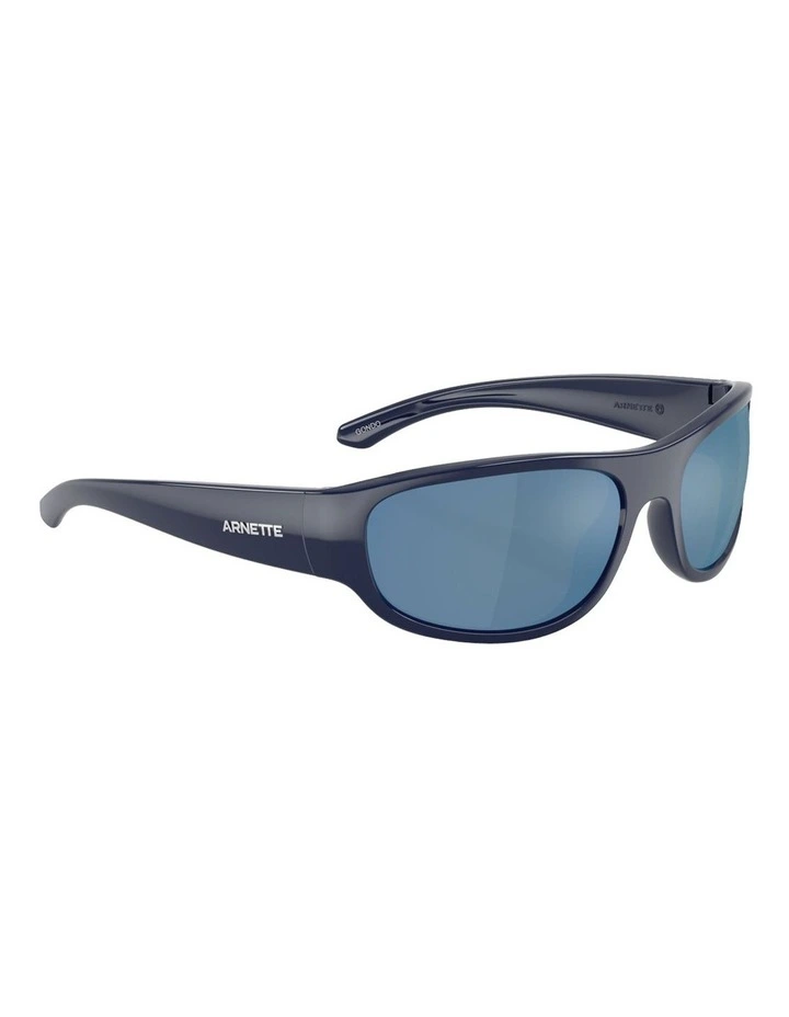 Gondo Injected Polarised Sunglasses in Blue image 6