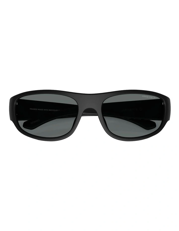 Gondo Injected Polarised Sunglasses in Black image 4