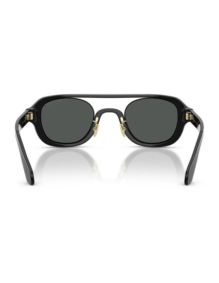 Acetate Sunglasses in Black image 4