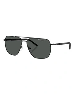 Metal Sunglasses in Black